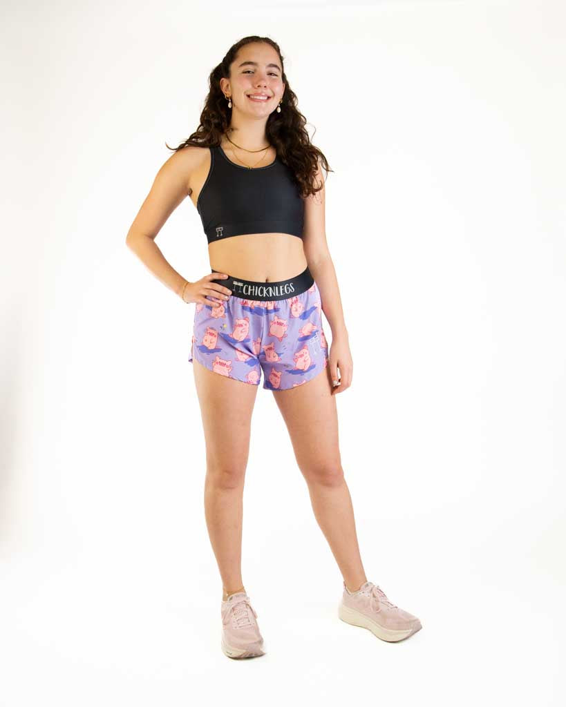 Women's Piggies 4" Split Shorts