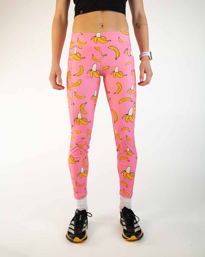 Women's Pink Bananas Leggings