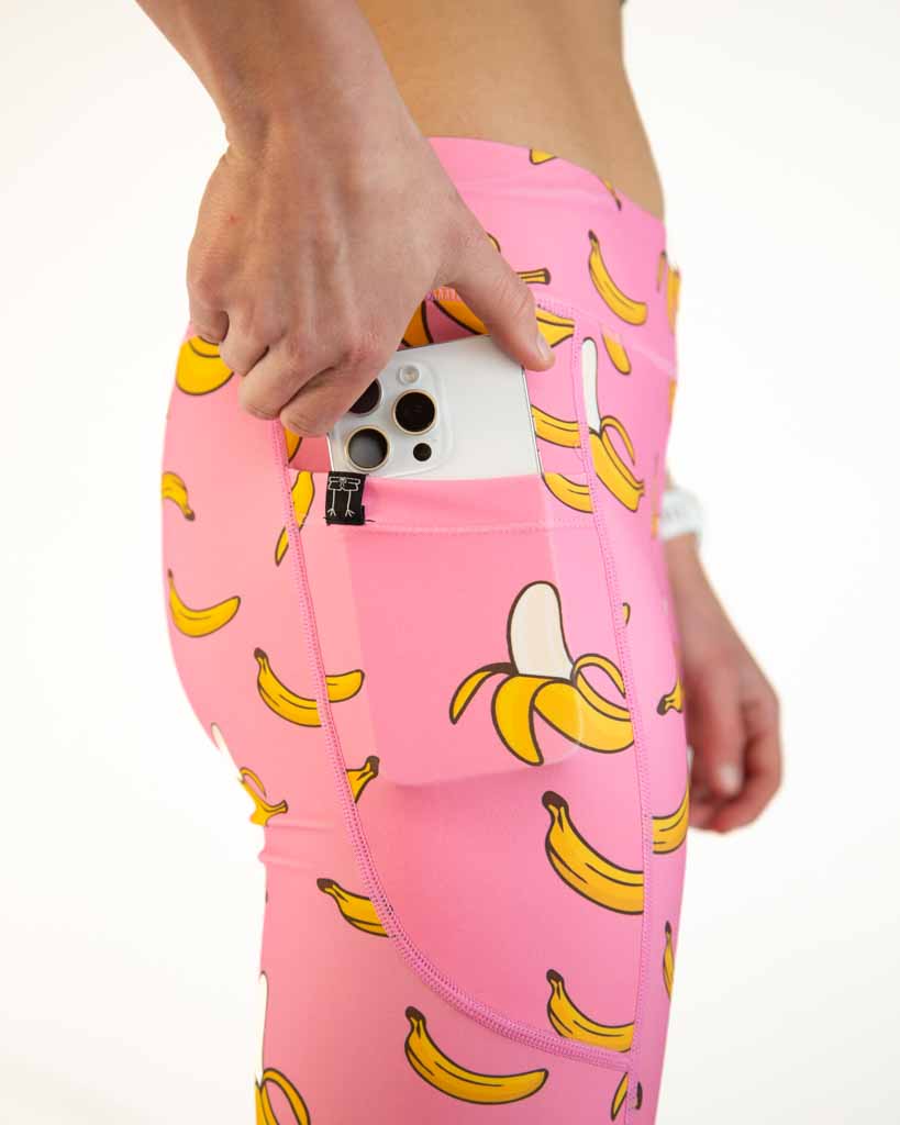 Women's Pink Bananas Leggings
