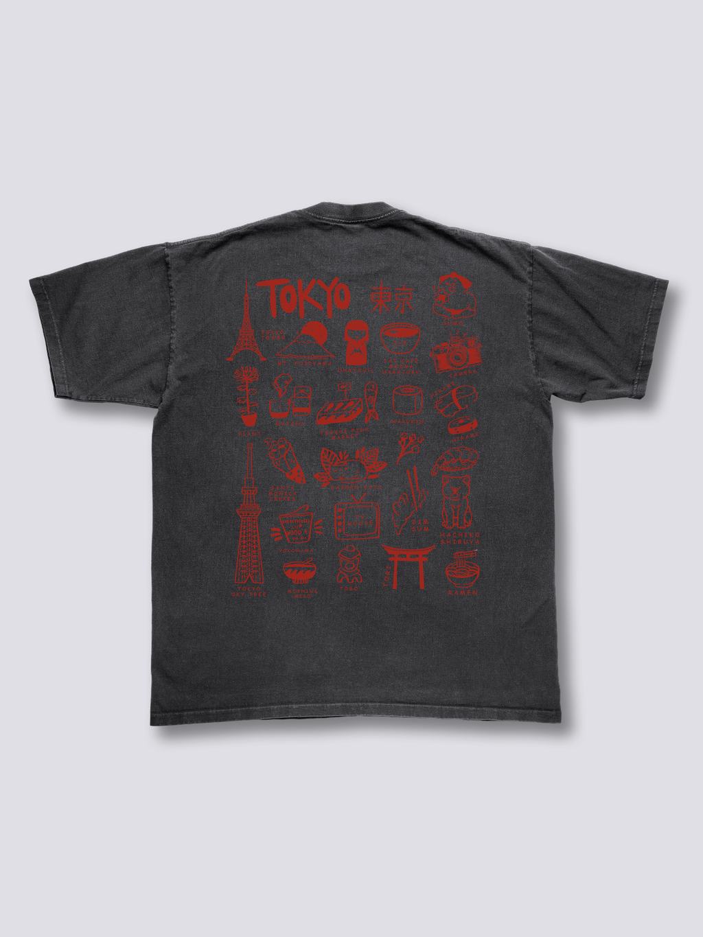 Tokyo Memory Board Vintage T-Shirt